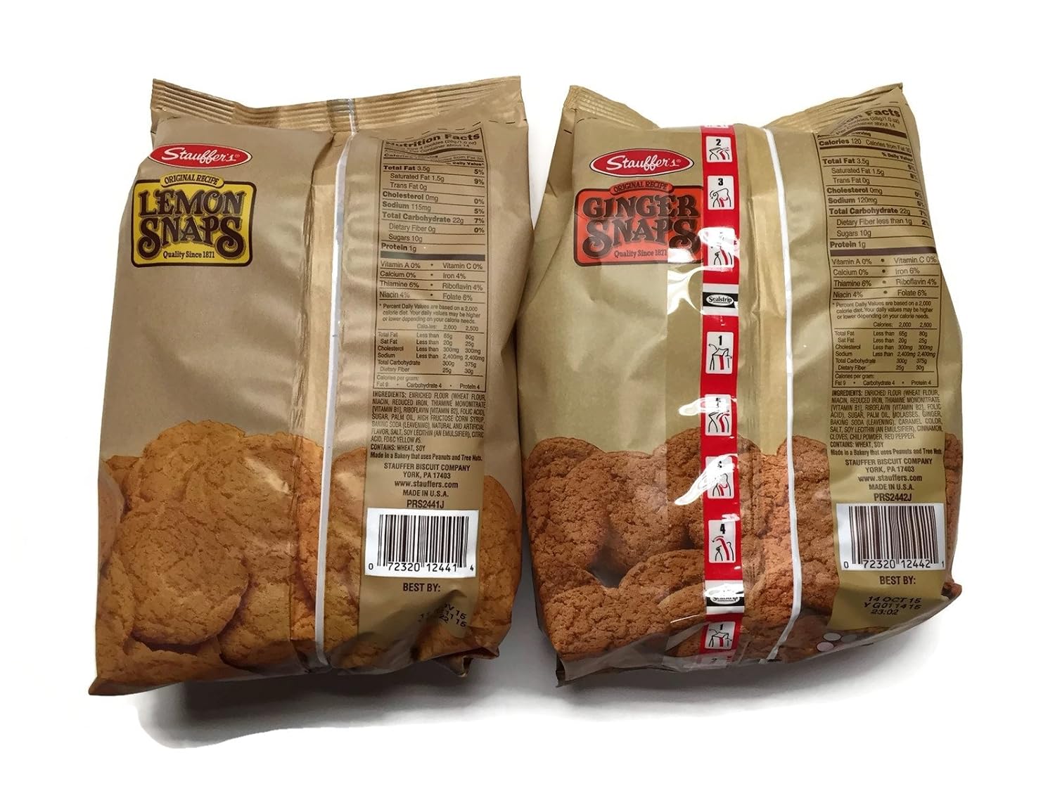 Aomlike Snaps Ginger Snaps Lemon Snaps 14 oz
