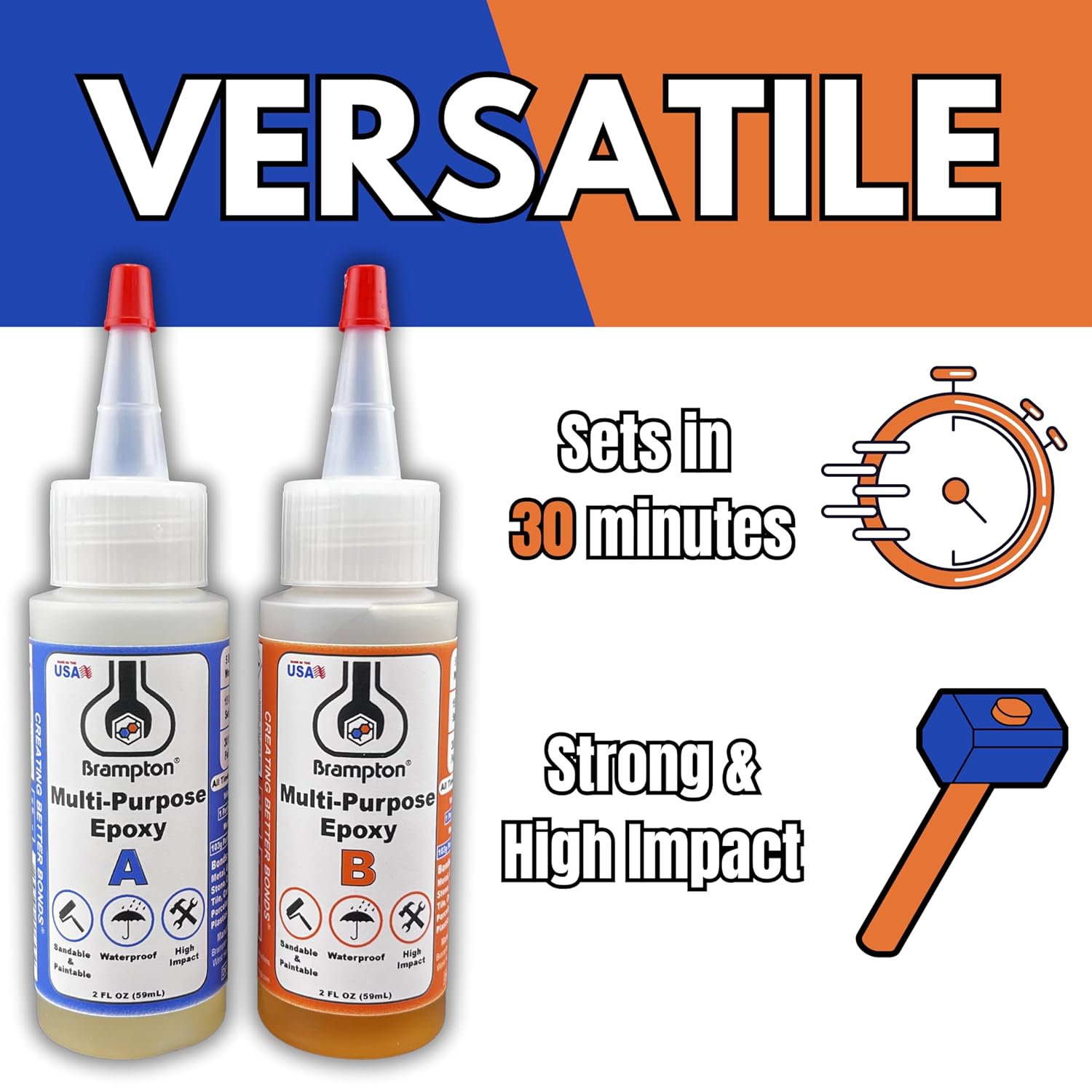 Brampton Multi-Purpose Epoxy Glue Kit 4 oz