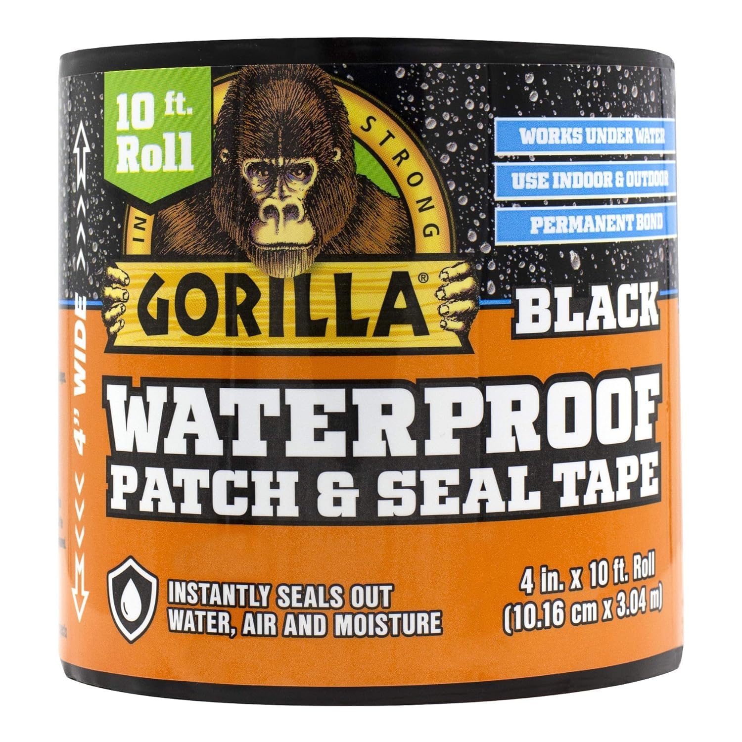 GoRilla Waterproof Patch Seal Tape - 4x10 - Ind Sci Adhes Tapes