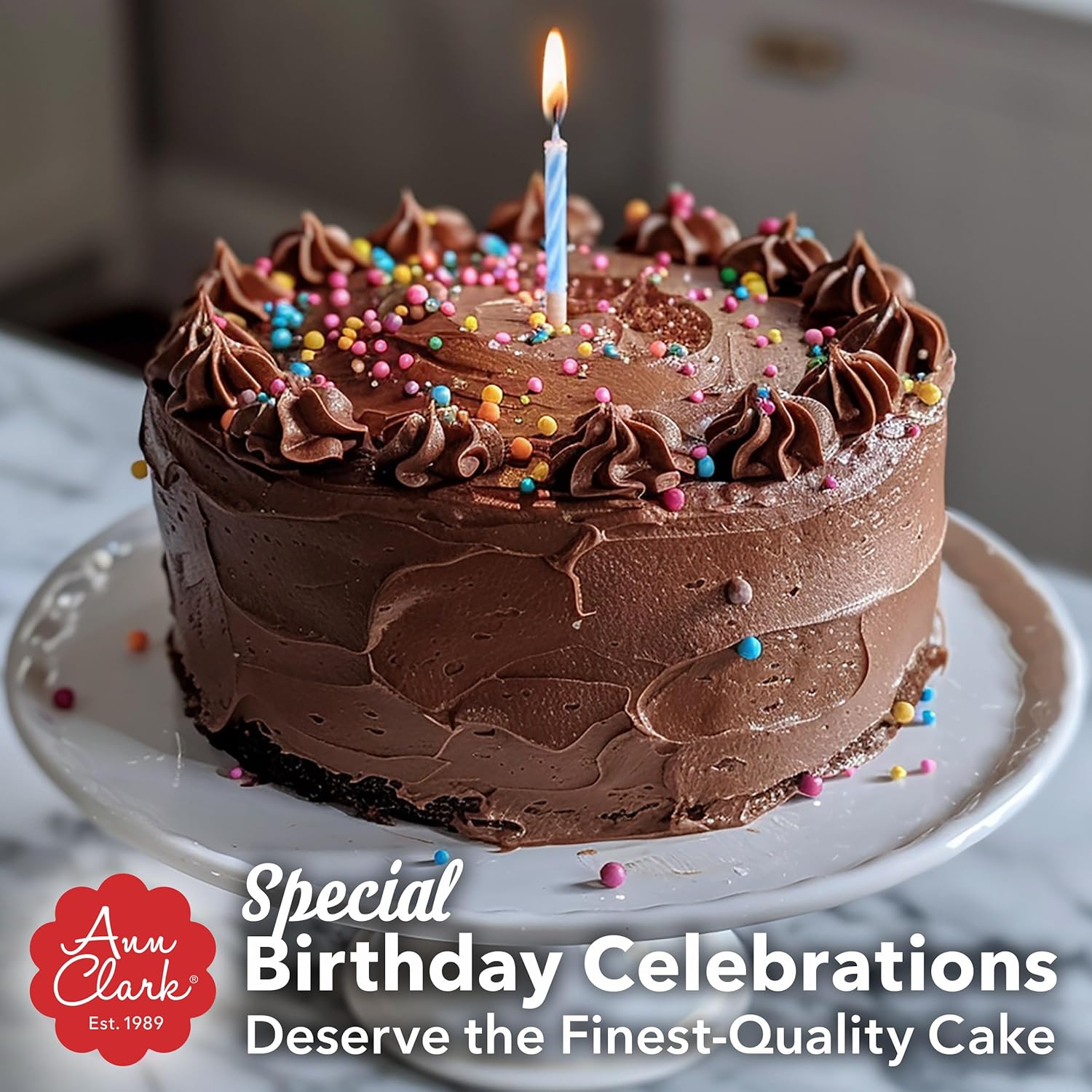 Ann Clark Gourmet Yellow Cake Chocolate Mousse Frosting Mix