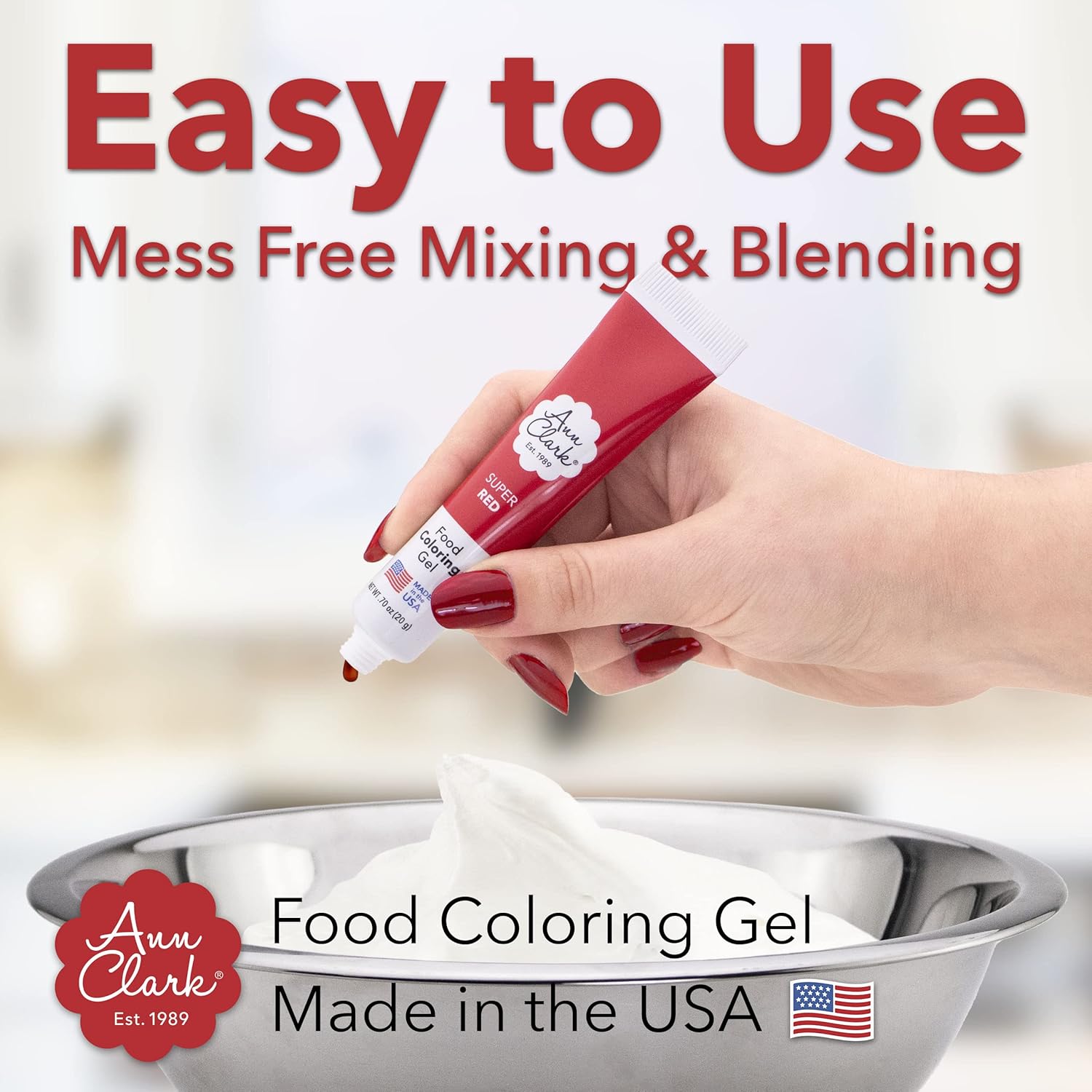 Ann Clark Professional-Gel Food Coloring Set