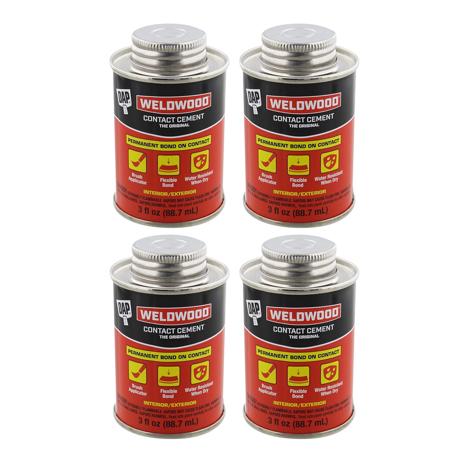 DAP 107 Contact Cement 4-Pack