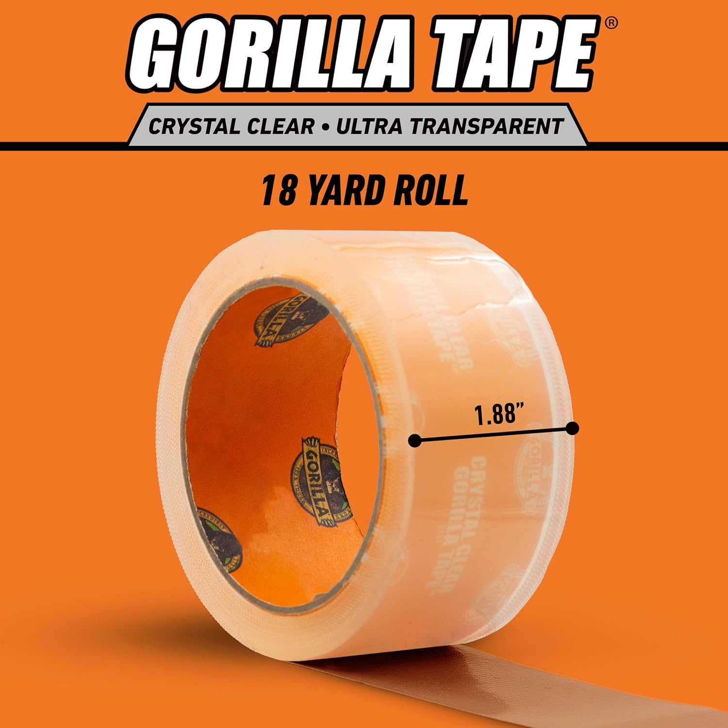 Gorilla Crystal Clear Duct Tape