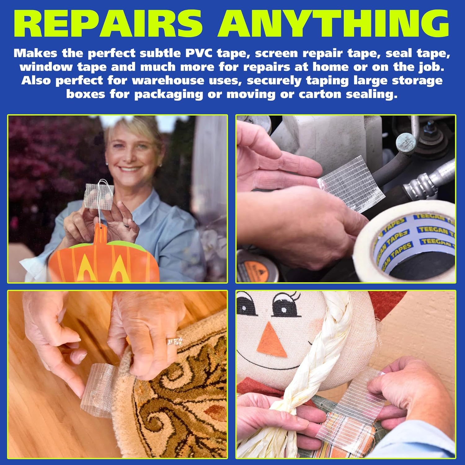 Gaffer Power Clear Filament Duct Tape