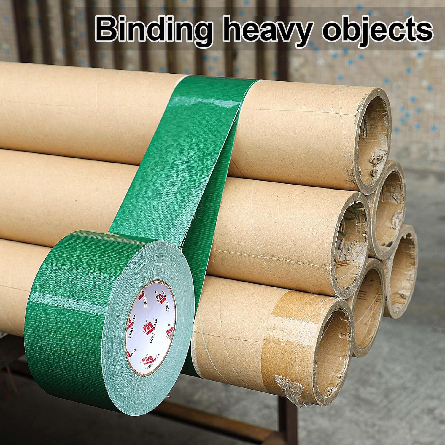 3-Inch Green Duct Tape Waterproof Durable