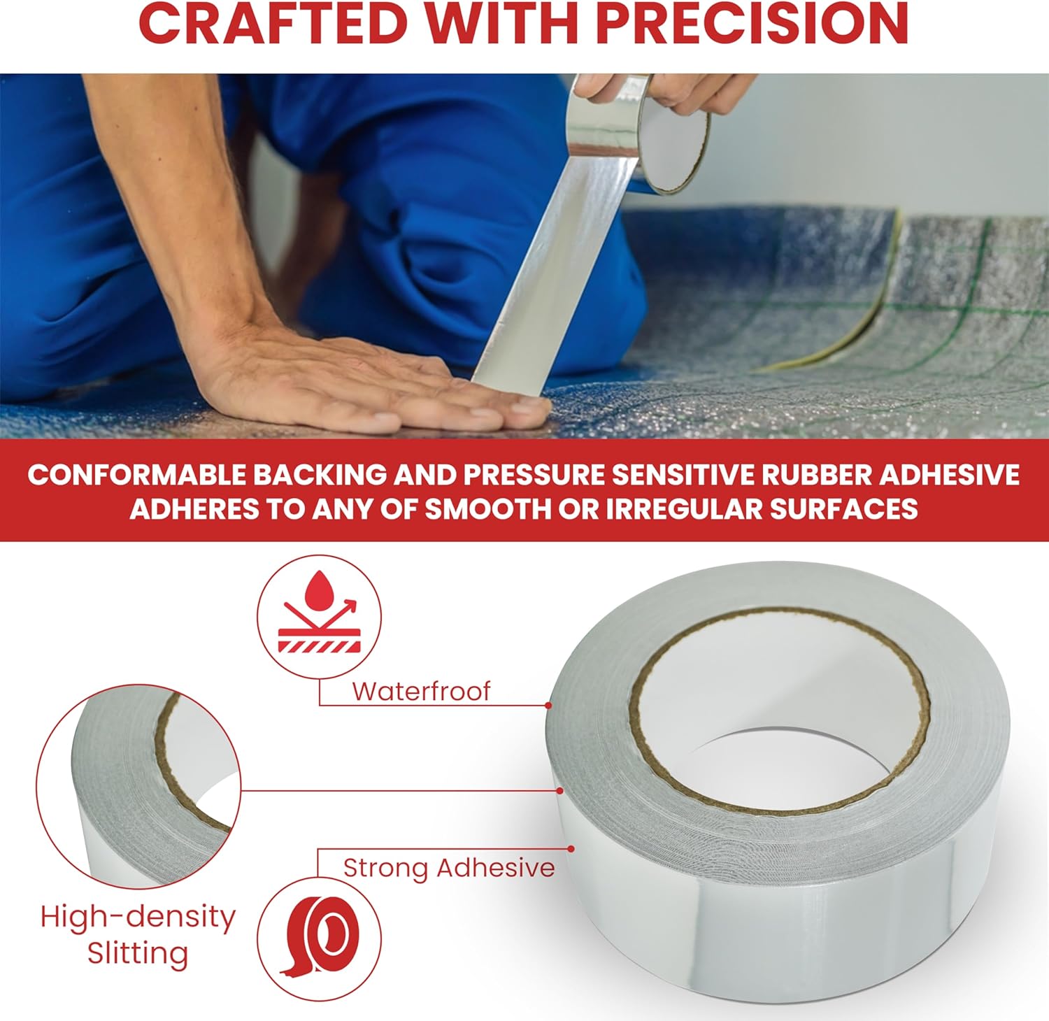 Professional Heat Shield Aluminum Foil Tape