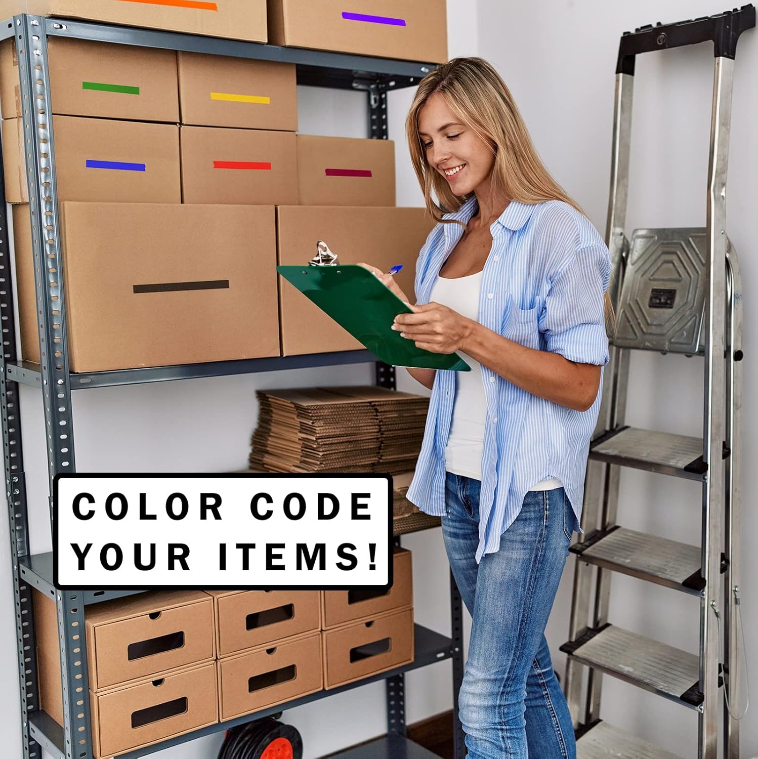Color-coded electrical tape