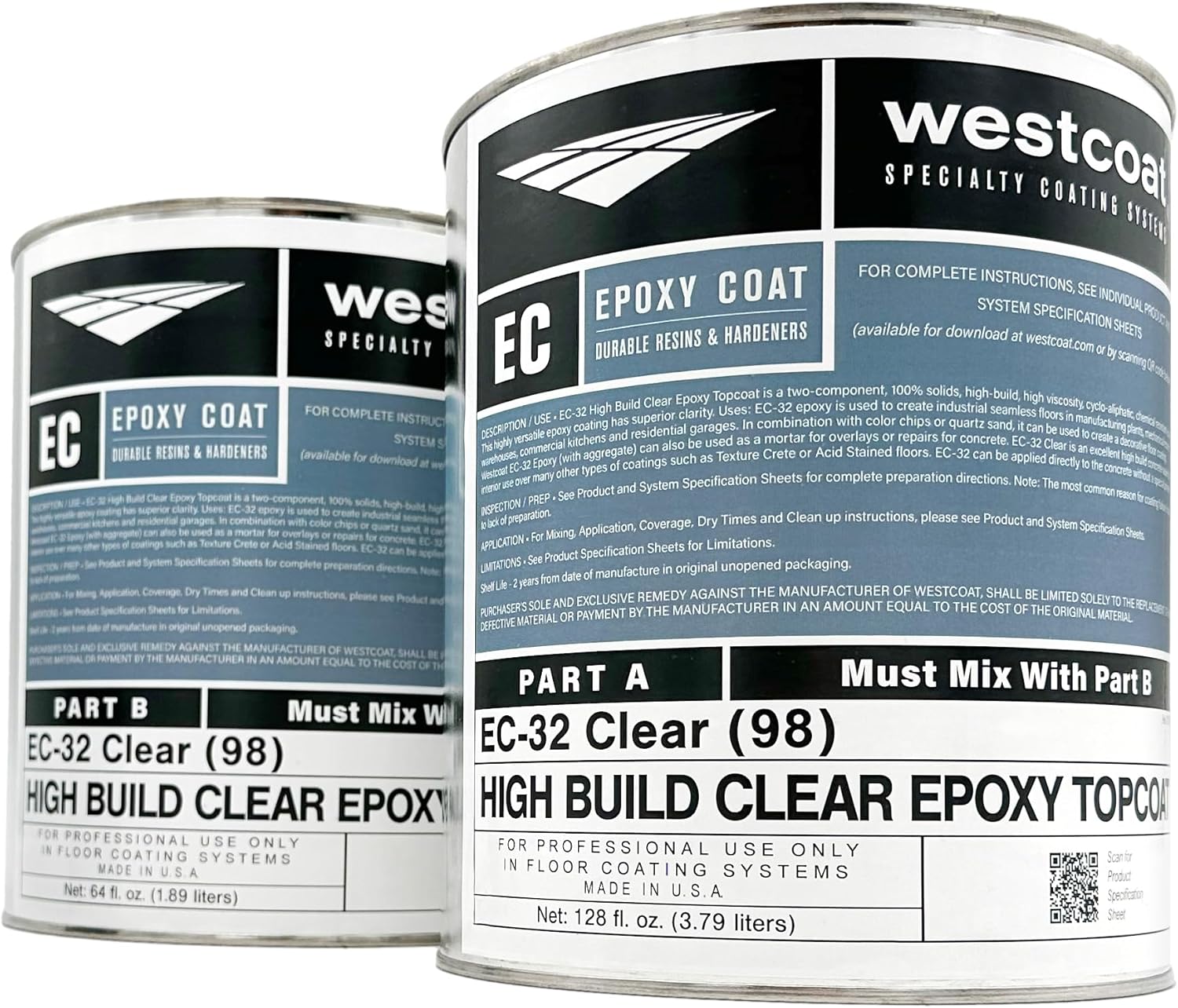 Westcoat EC-32 Epoxy Topcoat