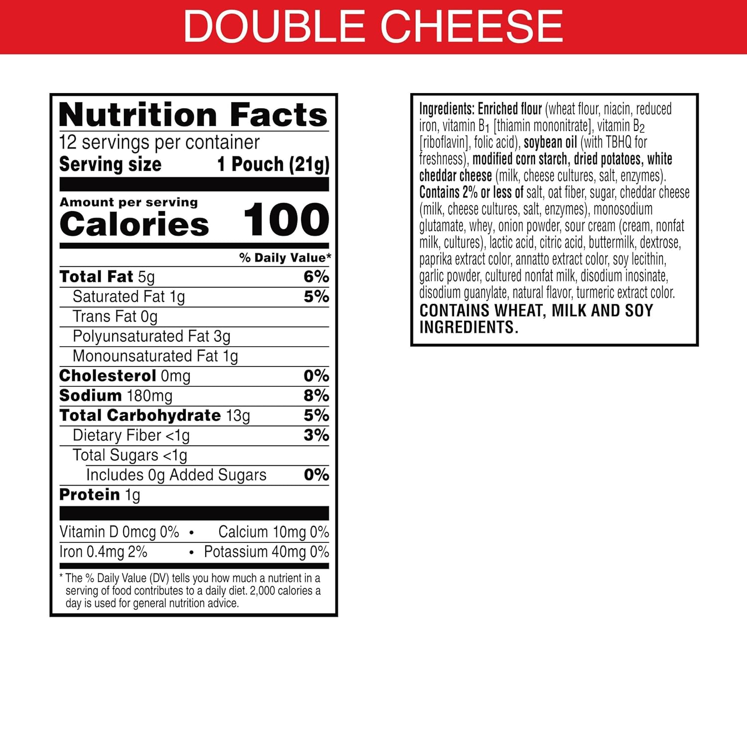 Double Cheese Snapd Cheese Cracker Chips Perfect for Snacking 9oz Box