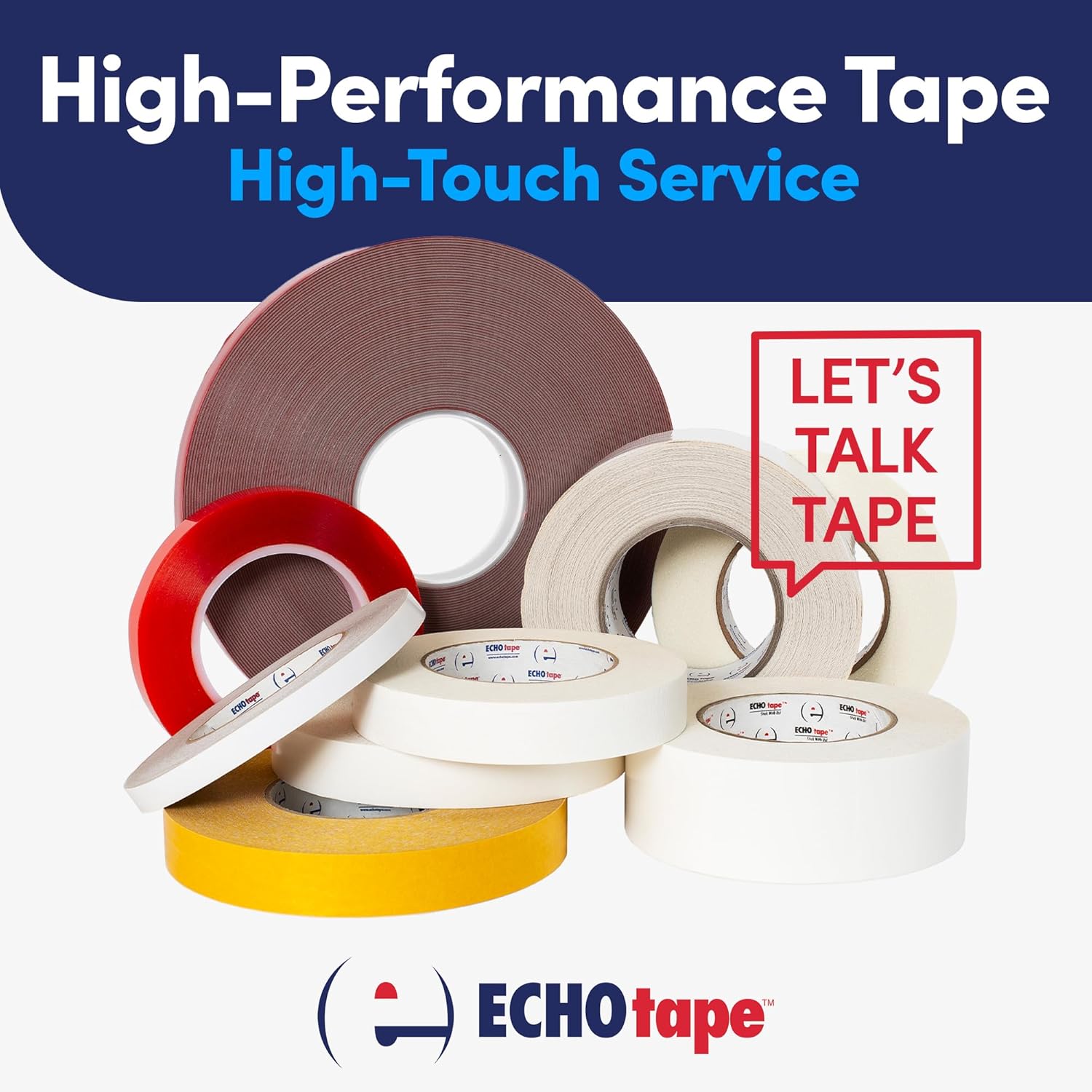ECHOtape DC-M194A Double-Sided polyester tape Cold Weather Performance