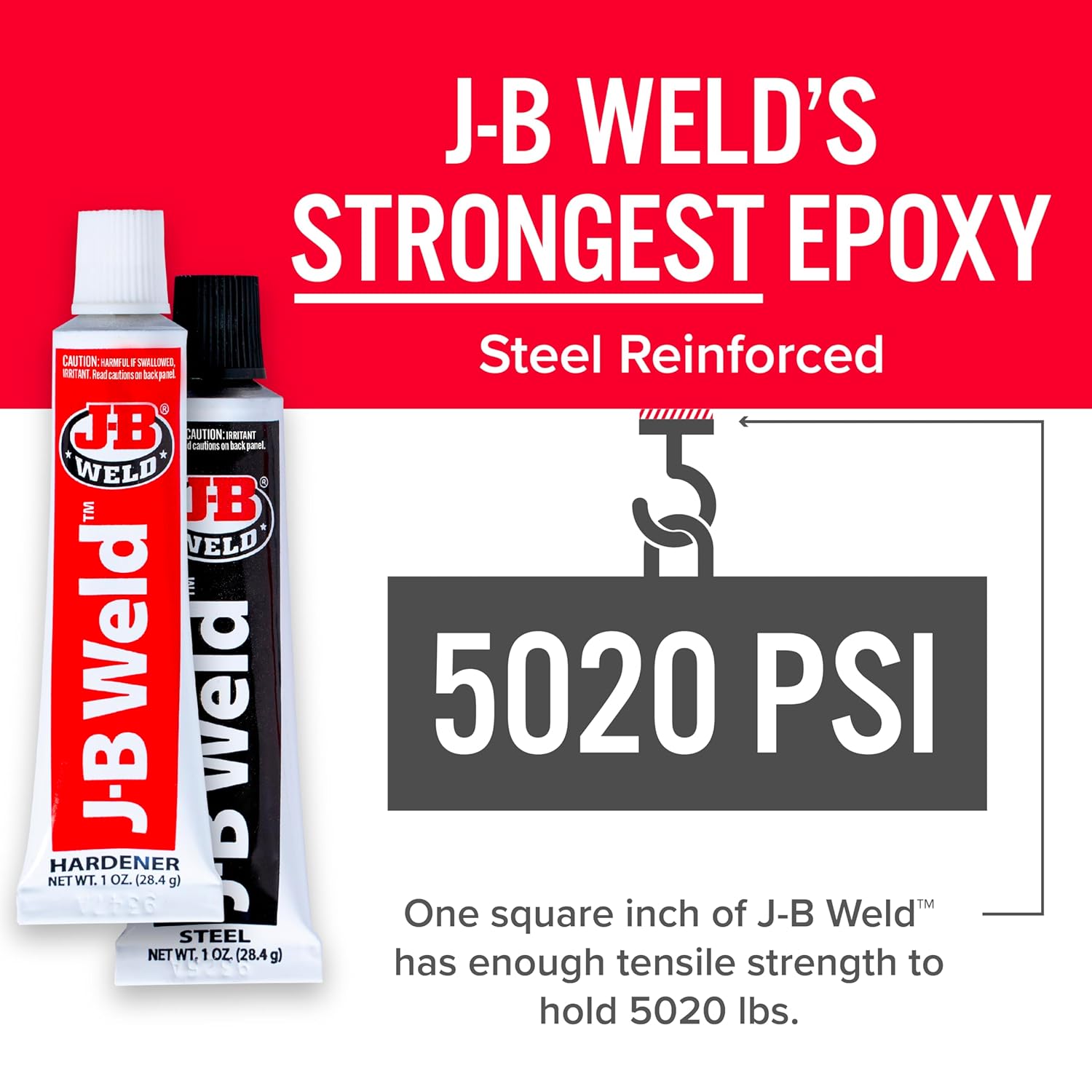 J-B Weld Original Epoxy Steel Reinforced Dark Grey - 2 Pack
