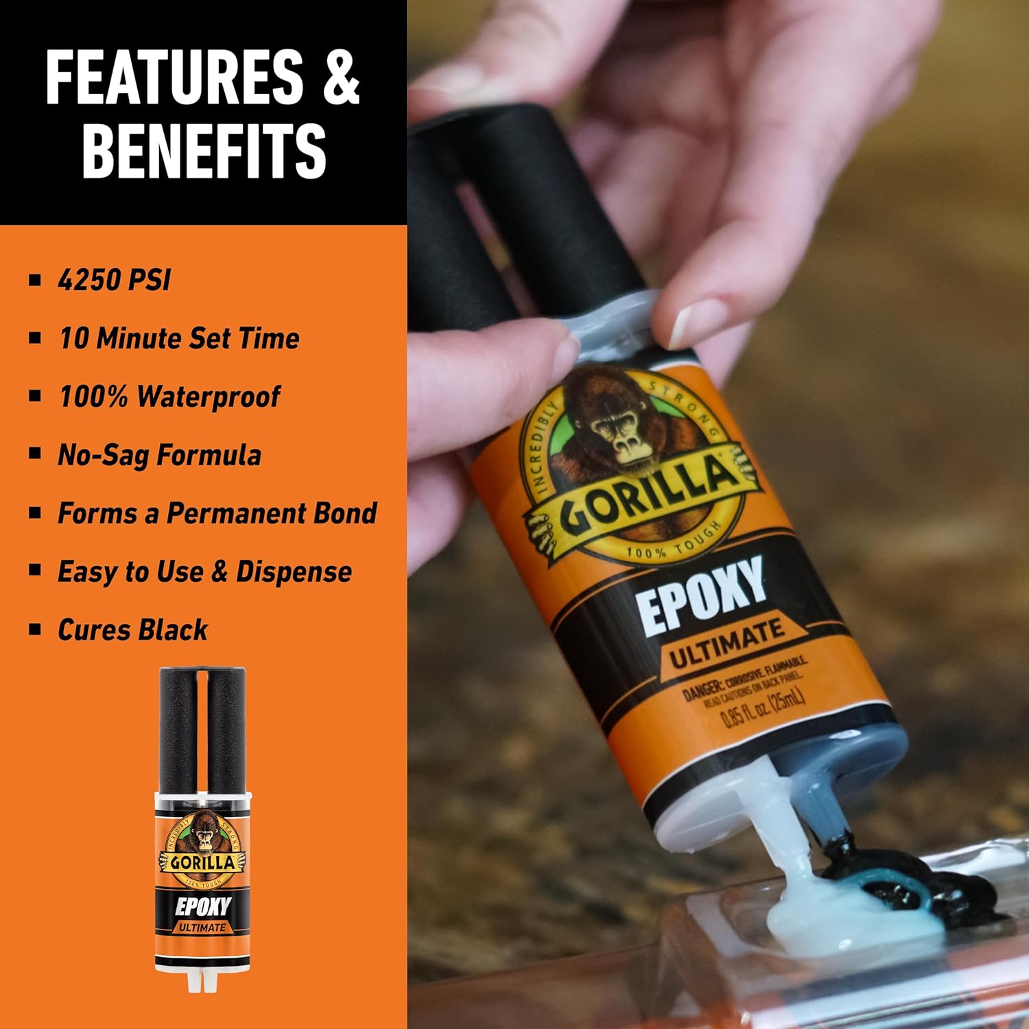 Gorilla Epoxy Set for Ultimate Bonding