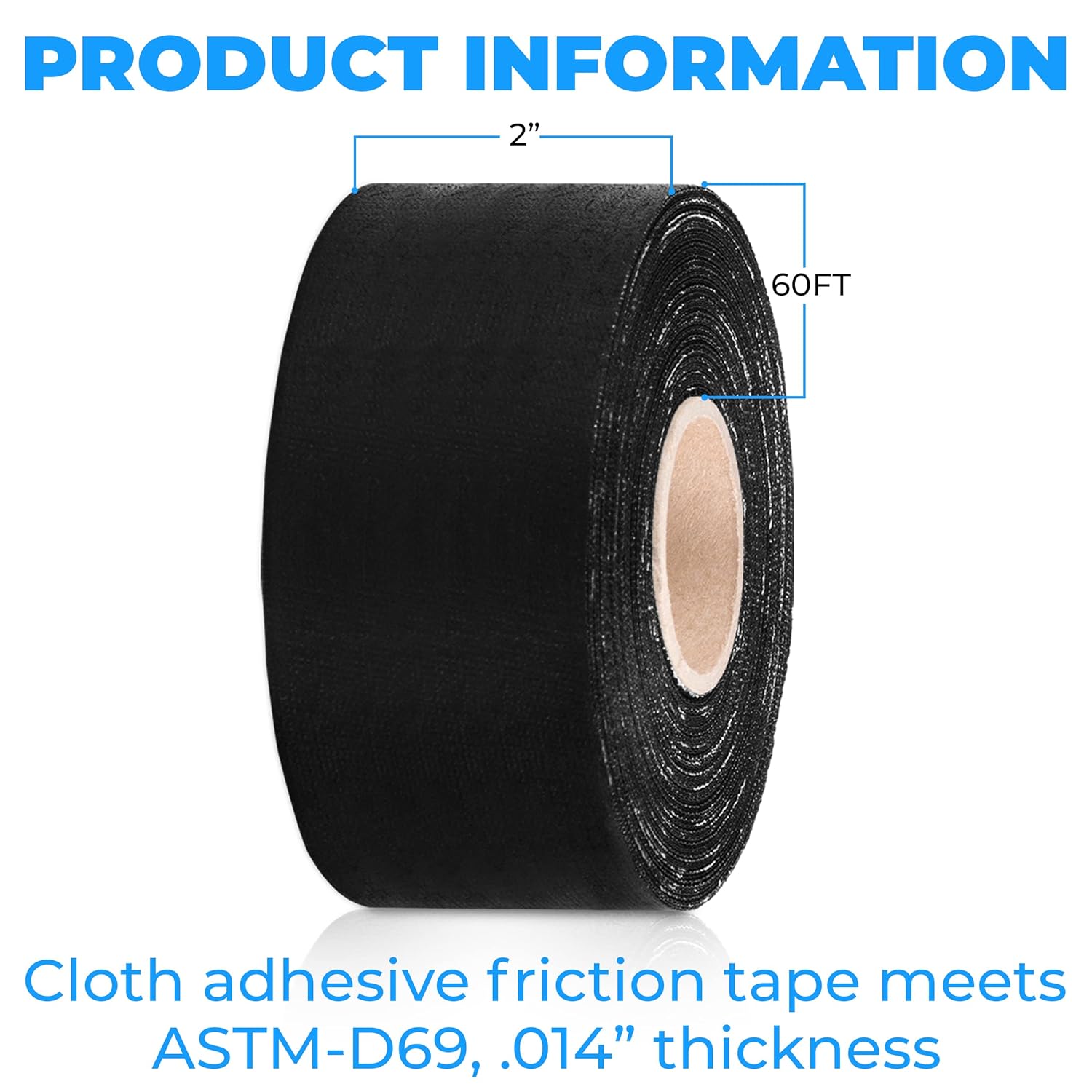 OHLECTRIC Duct Tape - Cloth Adhesive for Wire Protection