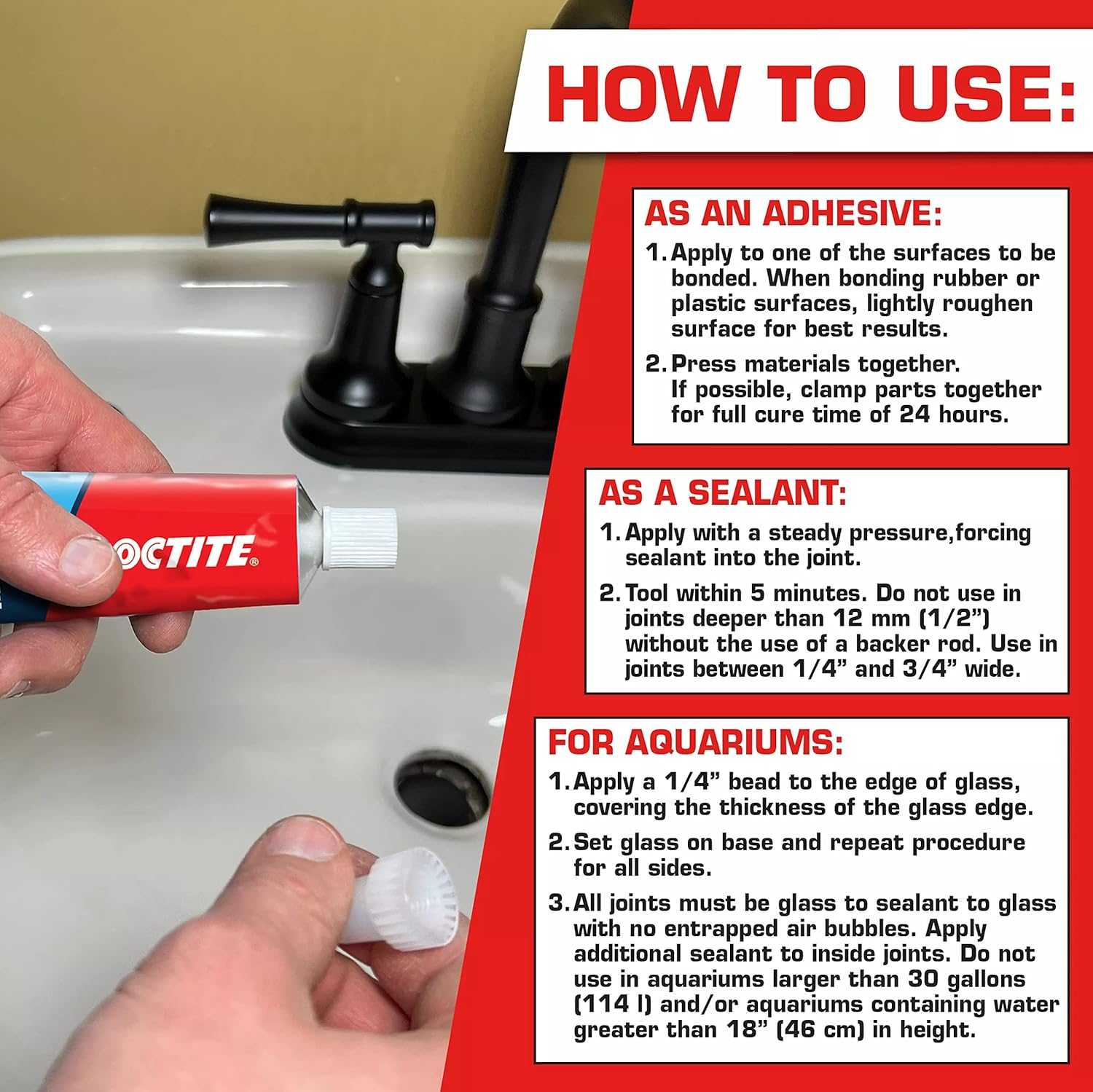 Loctite Clear Silicone sealant