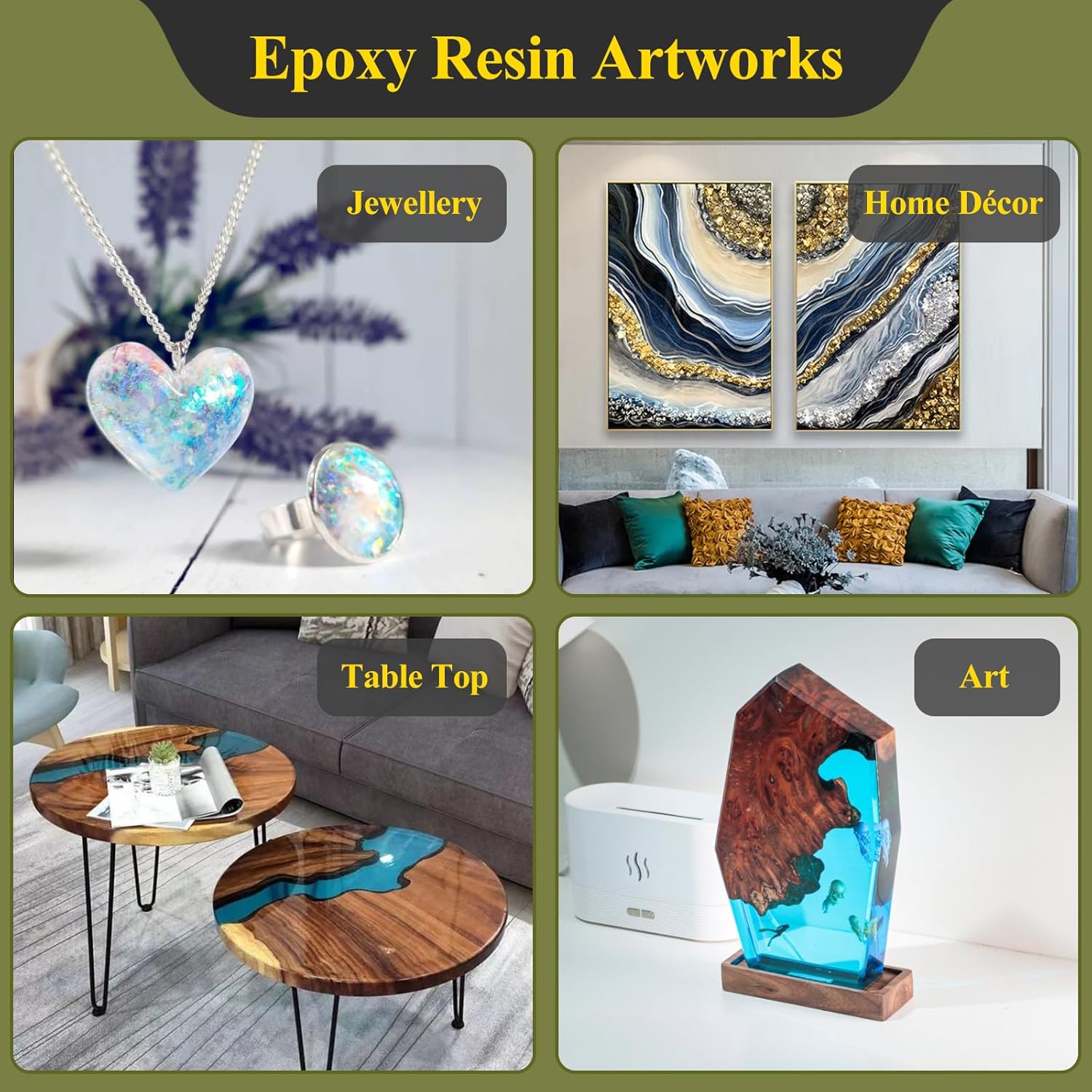 Easy-to-Use UV-Resistant Epoxy Kit for Creative Projects