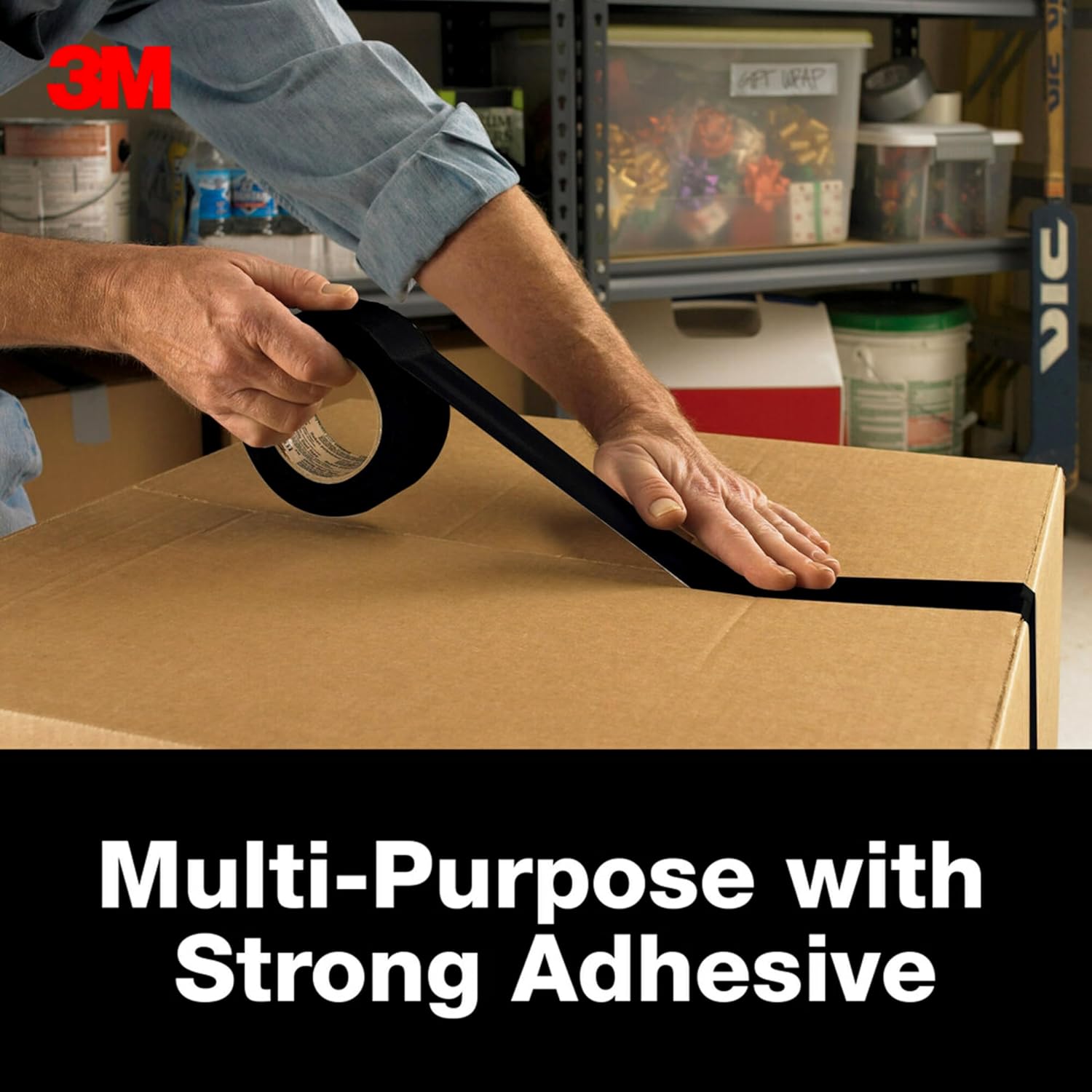 3M Duct Tape Strong Adhesive Duct Tape with Multiple Uses