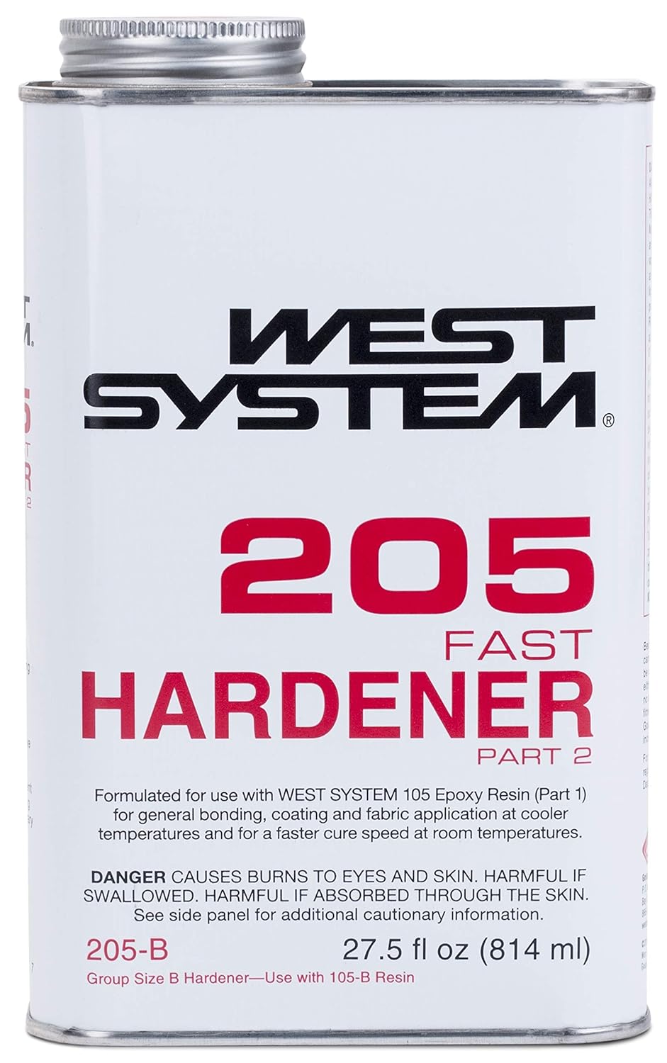 WEST SYSTEM 105B Resin with 205B Hardener and 300 Mini Pumps 3-Pack