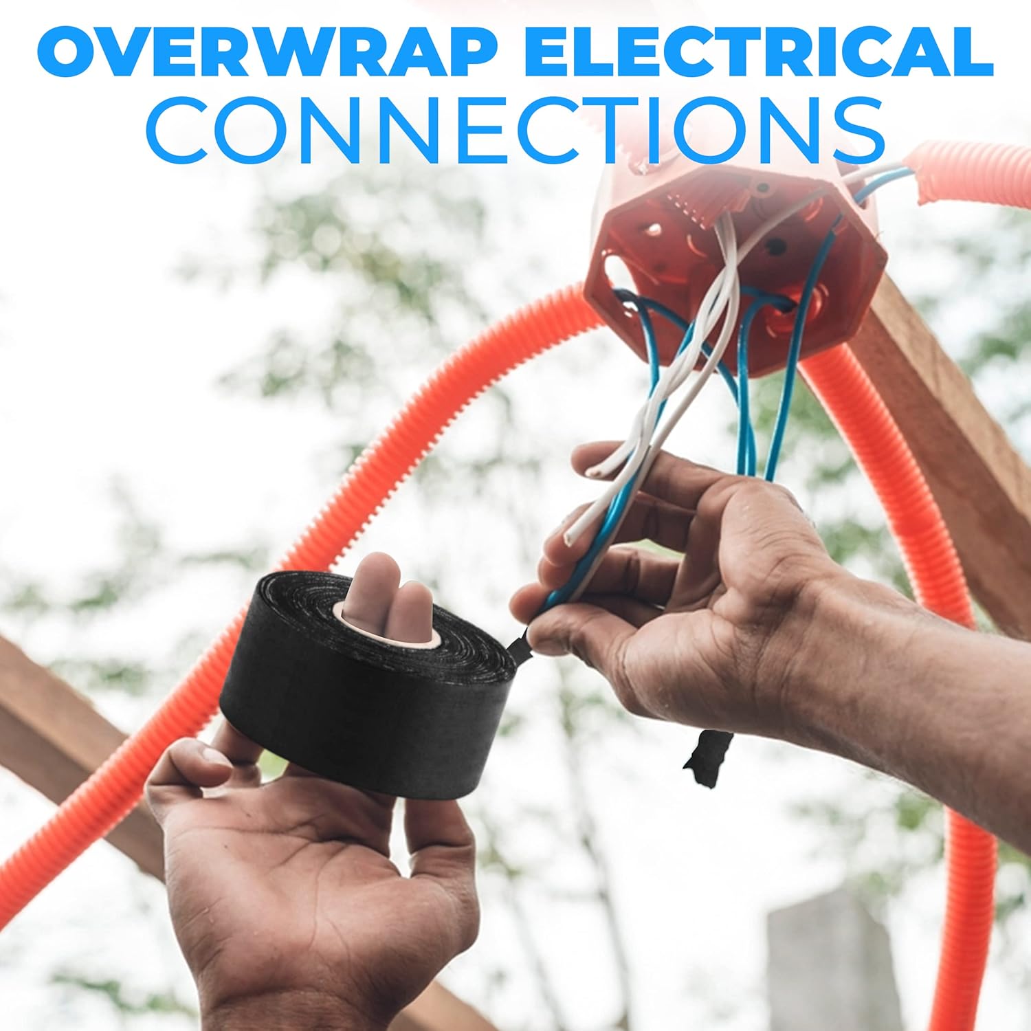 OHLECTRIC Duct Tape - Cloth Adhesive for Wire Protection