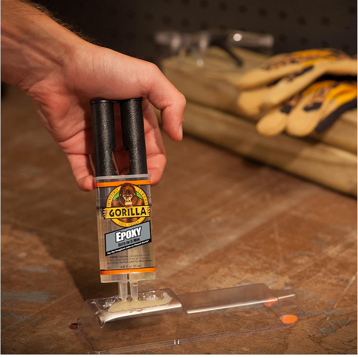 Gorilla 2 Part Epoxy 5 Minute Set Clear Pack of 1