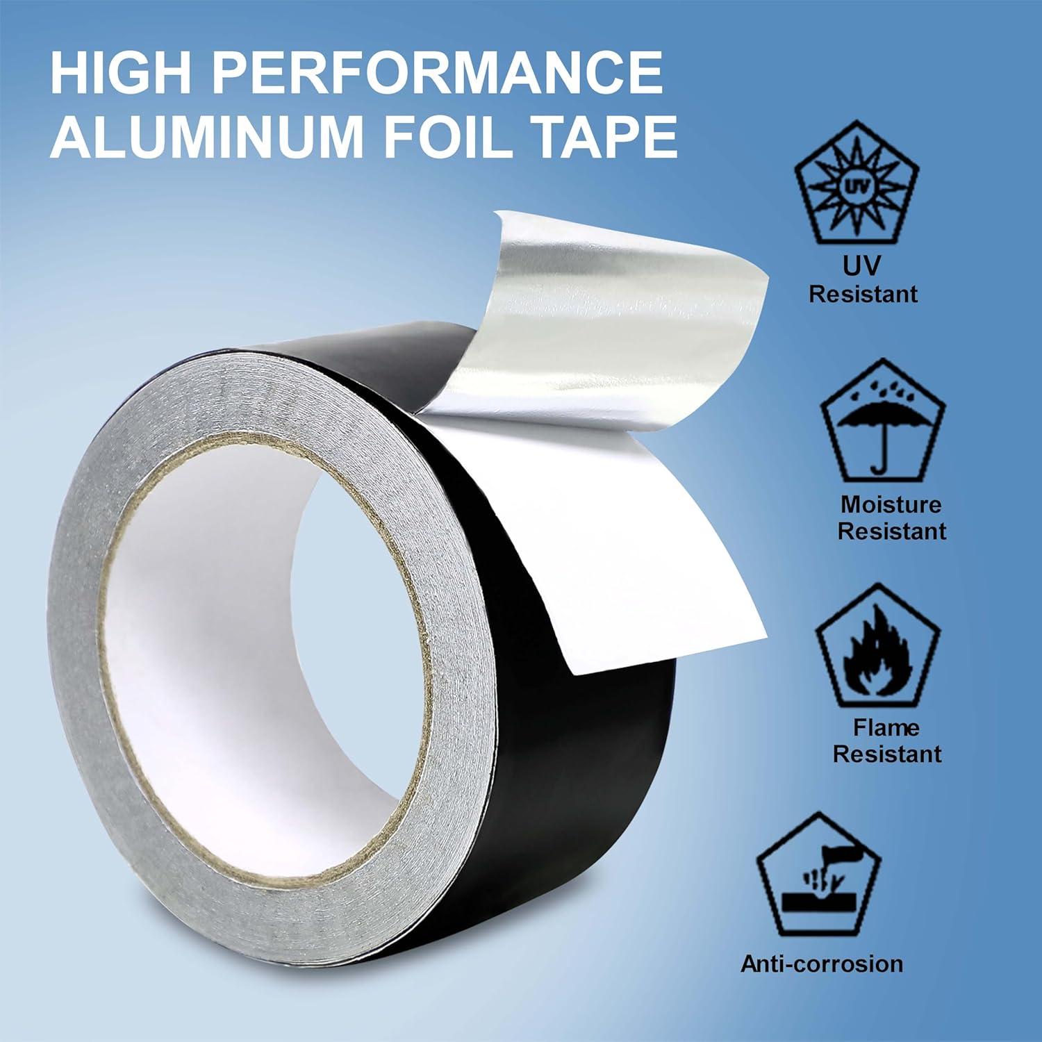 Durable Aluminum Foil Tape for HVAC Systems