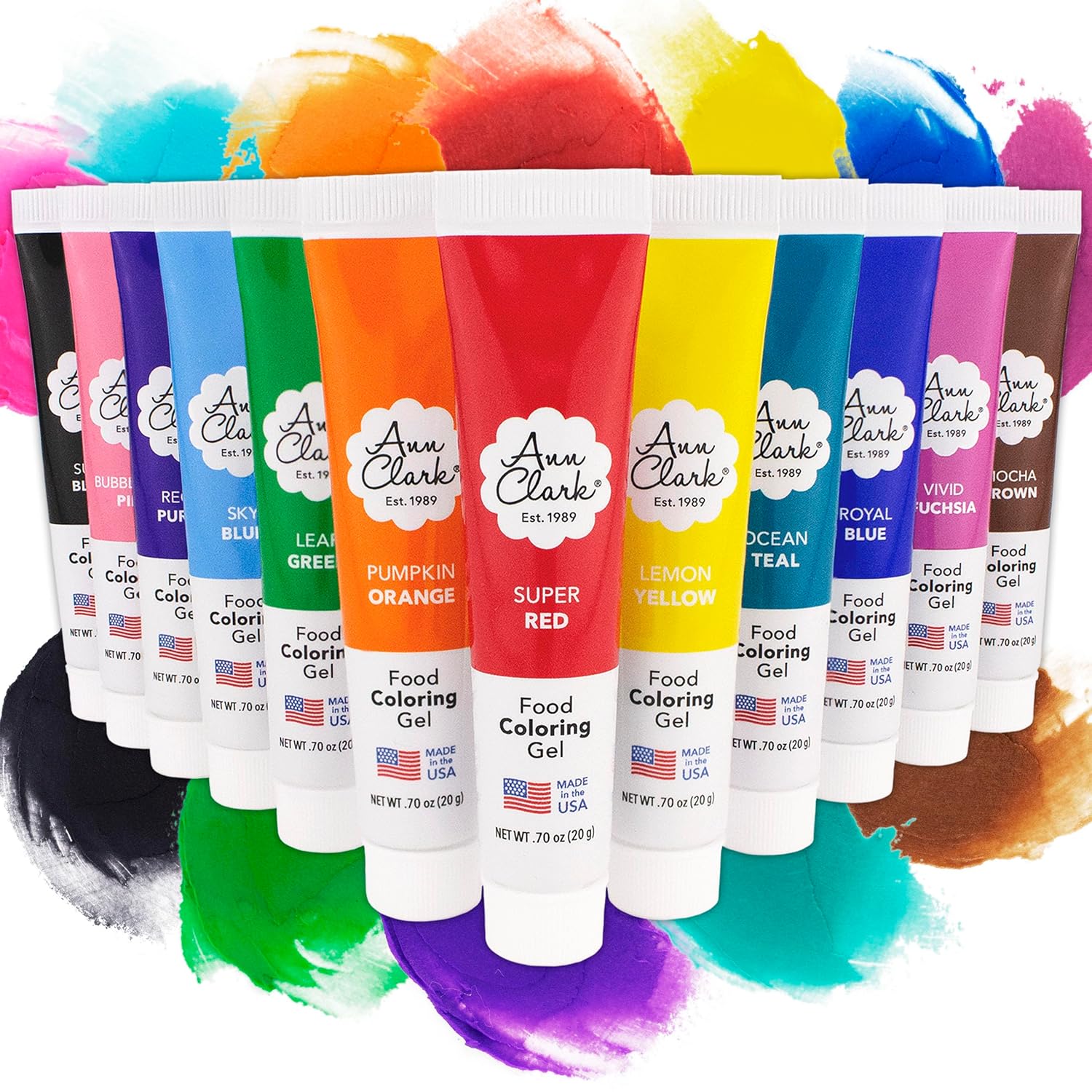 Ann Clark Professional-Gel Food Coloring Set