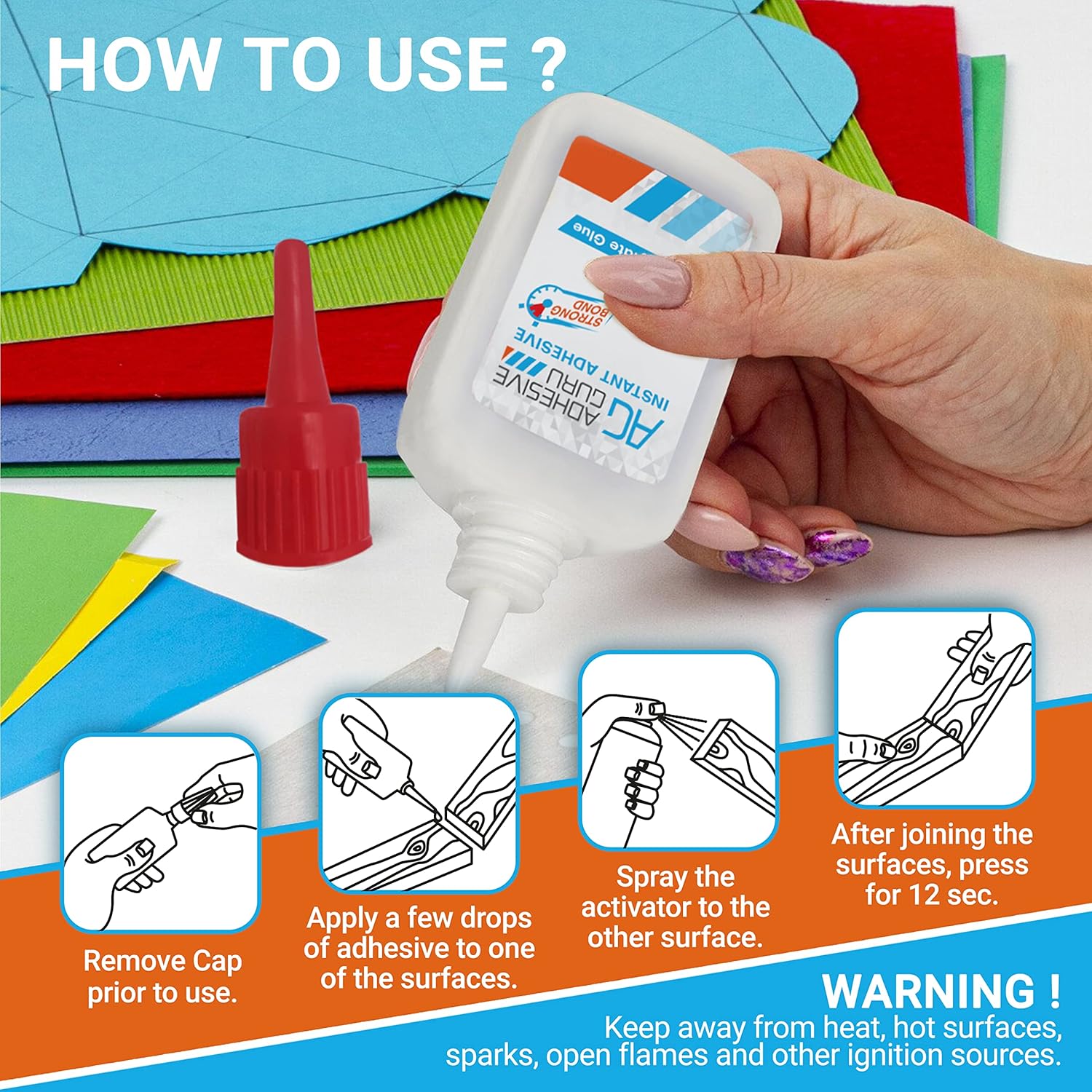 Adhesive Guru CA Glue Instant Woodworking Adhesion