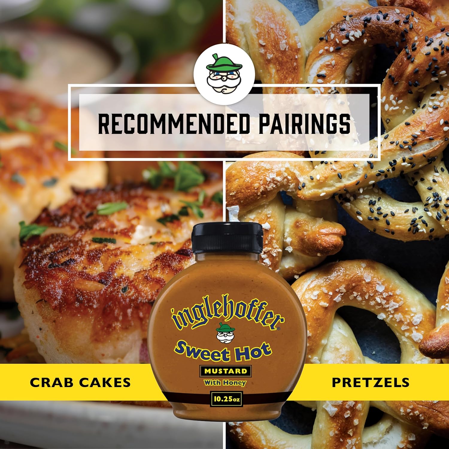Sweet Spicy Hot Honey Mustard on Hand