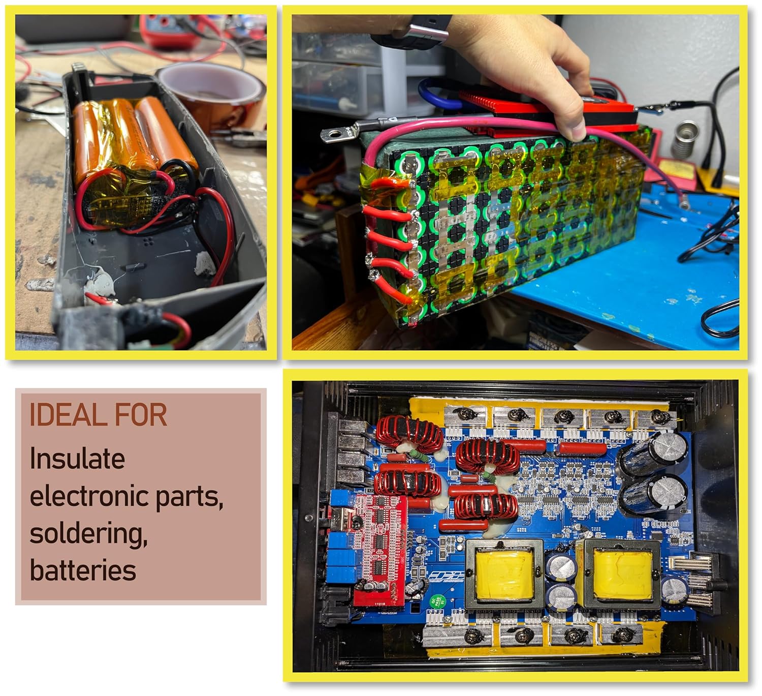 High-Temperature Adhesive Tape for Electronics More