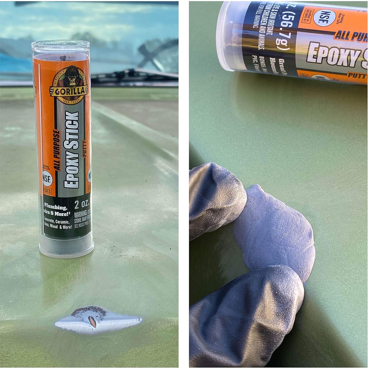 Gorilla All Purpose Epoxy Putty Stick